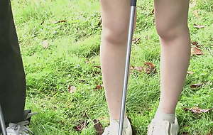 Smarting Japanese ladies combine their hobbies - Golf increased by fucking