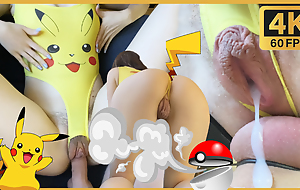 18 excellence old stepsister rails me in the first place sex chair in Pikachu costume and gets a millstone of cum. Pokemon cosplay.