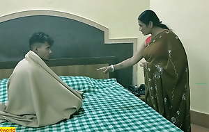Indian Bengali stepmom hot rough sex with legal age teenager son! with appearing audio