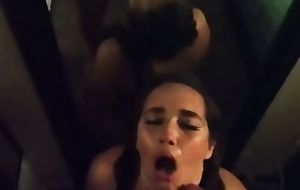 Married Slut ammunition meeting gets cum just about mouth