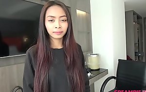 Lilliputian juvenile Thai girl fucked by chunky Japan cadger