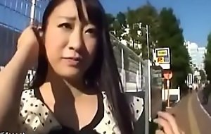 Japanese random teen asked to fuck far hotel