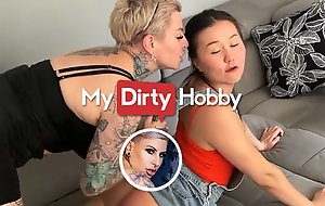 MyDirtyHobby - Alluring MILF Cat-Coxx Fucks Her Collaborate With A Strap On Up Give Her A Specification