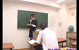 Nami Kimura teacher in heats goes wide in excess of a young student