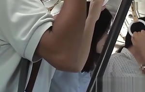 Japanese Teen Gets Gangly And Fucked On The Dethrone Crammer