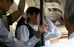 B3A0103-A girl is molested on a alive bus coupled with an aphrodisiac is applied to her wet crack