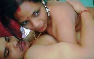 Downcast Bhabi Ankita sucking with the addition of riding her boyfriend for cock