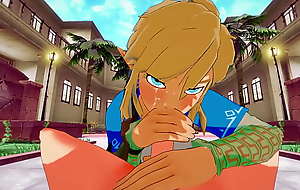 Zelda Genshin Impact Yaoi - Link x Tartaglia POV Tugjob Blowjob coupled with Fucked - Japanese asian manga anime game porn gay