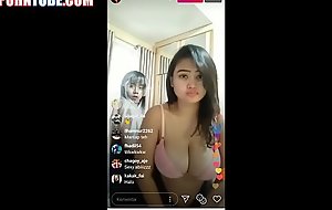 Chubby asian just about big tits dancing