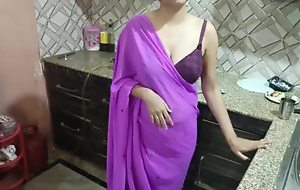 Desi Indian step mom dumfound her step son Vivek on his birthday dirty talk fro hindi voice