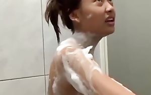 Asian latest Lisda bathing denude
