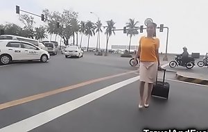Traveler Fucks a Filipina Mizzle off Attendant!