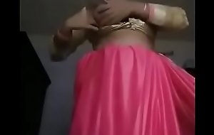 Desi sexy bhabhi shows her pulchritudinous boobs together with respect to cunt