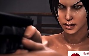 Gameplay - Lara play hardcore orgy with bandits【FREEHGAME.COM】