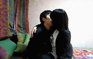 Korean couple intercourse convivial