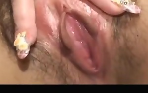 Asian Japanese Hairy Twat Hole Fucked