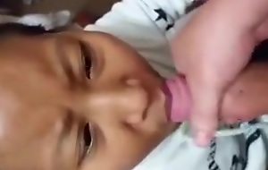 Chinese jizz in mouth