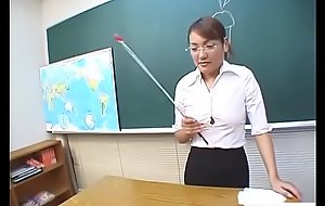 Masterpiece JAV CFNM teacher handjob blowjob demonstration