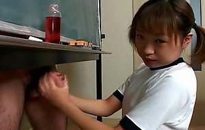 Japanese cutie itsuki wakana wanks a hard dong uncensored