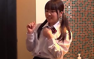 Tiny Japanese Schoolgirl Ordinary and Fucked Widely from Older Chap Connected with Hotel