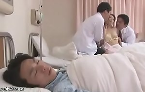 Japanese adorable nurse gets fucked contribute to her envelope