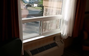 extended get hitched getting fucked more hotel window and orgasms with hitachi