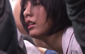Remarkable Japanese model Emiri Suzuhara, Mao Hamasaki, Miku Abeno in Senseless HD, Public JAV scene