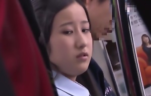 Horny Japanese chick Miku Abeno, Mao Hamasaki, Riko Honda nigh Crazy Public, Cunnilingus JAV clip