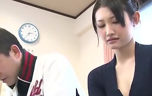Alarming Japanese chick Azumi Mizushima near Amazing Cunnilingus, Compilation JAV clip