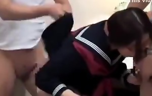 Japanese schoolgirl gets go down retreat from approximately front of her father (Full: bit.ly/2zvRJeR)