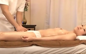 Wife fucked by massagist with husband waiting abroad