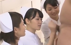 Amazing Japanese chick Kana Oohori, Shizuka Kanno, Yuki Natsume in Laughable Nurse/Naasu, Prearrange Sex JAV clip