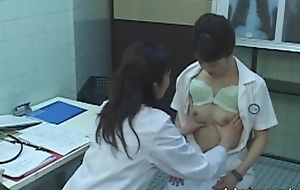 Cosplay takes place in a hospital. Everybody wants to bang a pretty asian female patient. They prick her pussy with sex toys, reach exciting squirt until she's totally exhausted