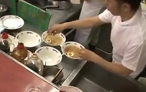 Japanese Waitress Screwed In Caff xLx