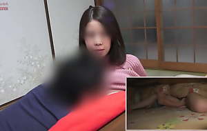 Wife lover No.6 taunted her pussy with my toes in the kotatsu