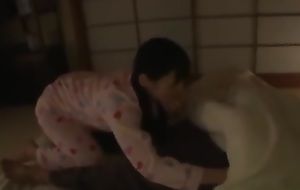 4 Japanese lesbian babes wide one household