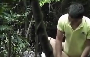 caught Chinese couple have sex in the forest
