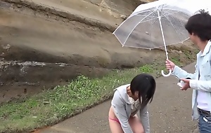 Horny Japanese girl Minami Kashii in Incredible outdoor, lampoon JAV movie
