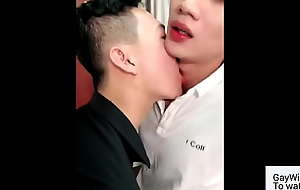 Two slim Asian youngsters enjoy their first sex. GayWiz.com
