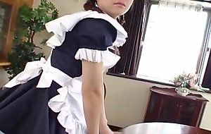 Putrid Natsumi is a hawt Oriental maid possessions into cosplay sexual relations
