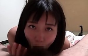 Nao Jinguji Japanese POV blowjob and selfshot sex Subtitles